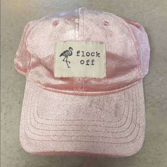 Accessories - “Flock off” pink ball cap